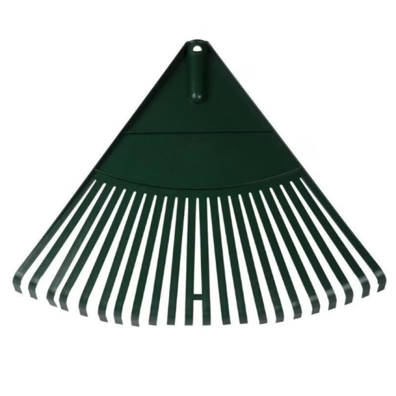 Grebla FRUNZE, PLASTIC, 22 DINTI, 49cm, VERDE, MX993