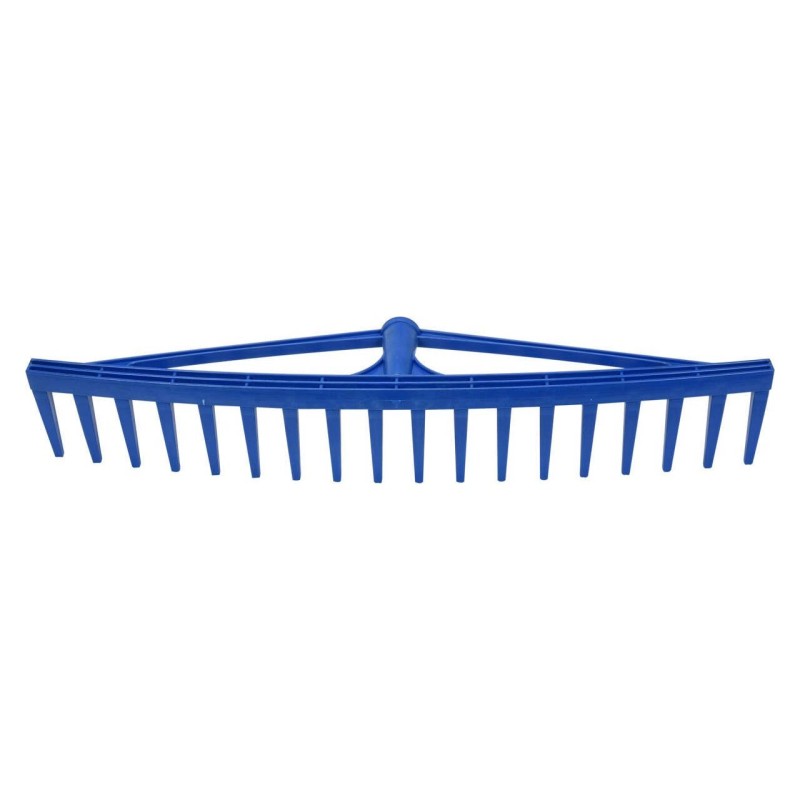 Grebla plastic 18 DINTI, consolidata, albastra MX1492