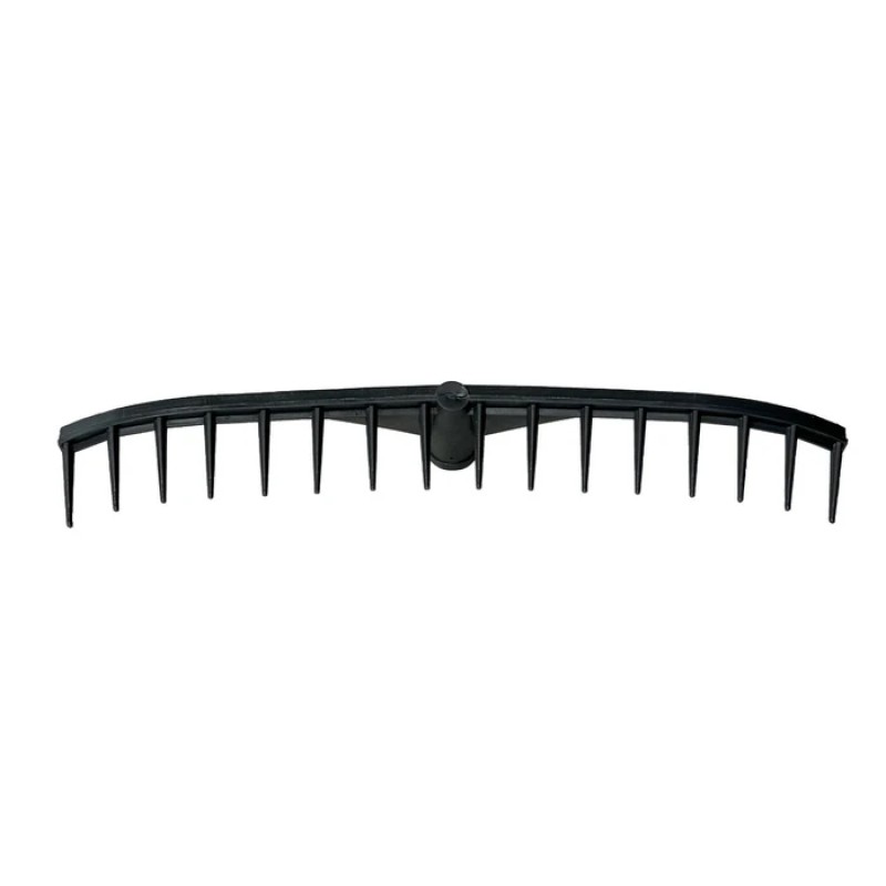 Grebla PLASTIC NEAGRA, 12 DINTI, 60 cm RUSEASCA MX1657