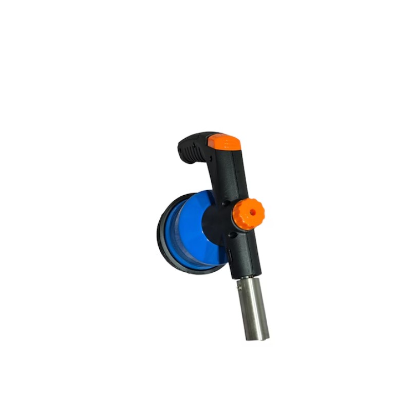 Lampa instalator cu aprindere piezo, corp metalic, albastra MX1116