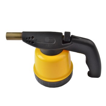 Lampa instalator cu aprindere piezo, corp plastic, galbena MX1117