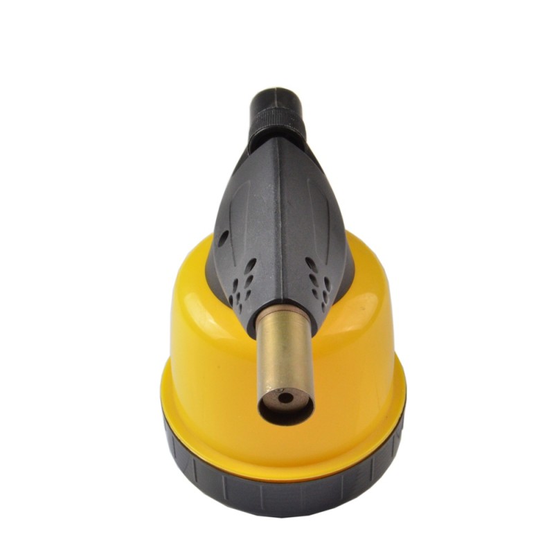 Lampa instalator cu aprindere piezo, corp plastic, galbena MX1117