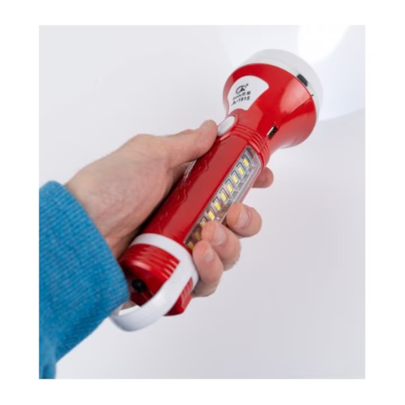 Lanterna JA 1915, reincarcabila panou solar si la priza 220V USB bank led lateral MX1574