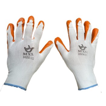 3X PERECHI Manusi protectie subtiri #12 portocalii MX235