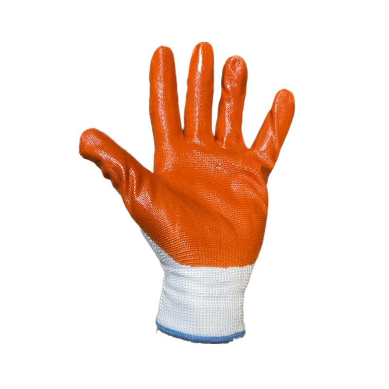 3X PERECHI Manusi protectie subtiri #12 portocalii MX235