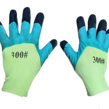 Manusi protectie #300 fosforescente cu negru MX998