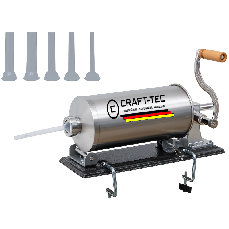 Masina carnati ORIZONTALA , 4 KG, 5 palnii incluse{10,15,19,22,25} Craft-tec MX131