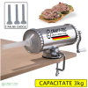 Masina carnati ,prindere VENTUZA , 2.5 kg, 3 palnii incluse {15,19,22} aluminiu, Craft-tec MX133
