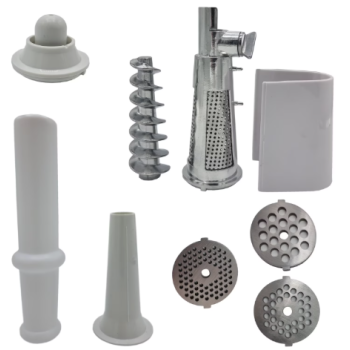 Masina electrica tocat carne ALBA 3800W, 3 site, accesorii rosii inclus Craft-Tec MX712