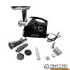 Masina electrica tocat carne NEAGRA 3800W, 3 site, accesorii rosii inclus, Craft-Tec MX976