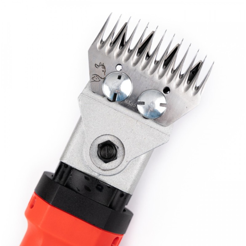 Masina tuns oi electrica Lider Premium 1100W, variator de turatie, 2400rpm, accesorii incluse, carbuni rezerva, ROSIE MX937