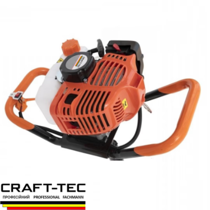 Motoburghiu benzina CRAFT-TEC 8.1 CP, 58 CC, rezervor 1.2 l, motor 2T MX564