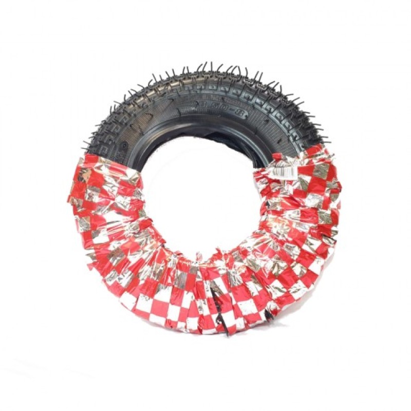 Cauciuc si camera 350-8 premium folie rosie MX270