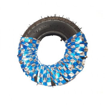 Cauciuc si camera 350-8 premium folie  albastra MX271