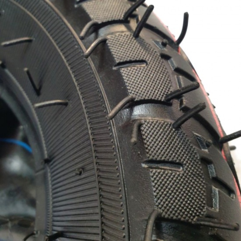 Cauciuc si camera 350-8 premium folie  albastra MX271