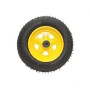 Roata roaba 350-8 cu rulment, spite galbena MX276