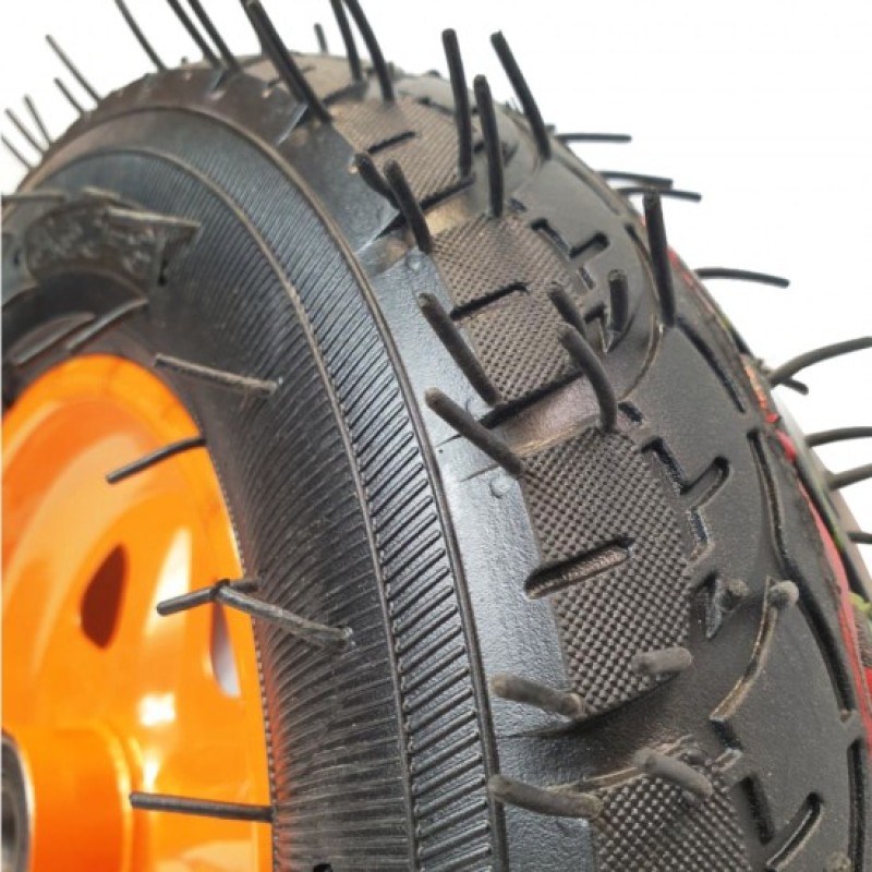 Roata roaba 350-8 ax 20'', cu rulment, PORTOCALIE MX277