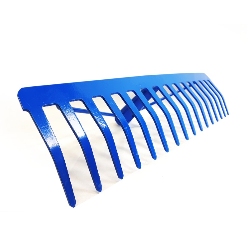 Grebla 16 DINTI, metal, cu intaritura, ALBASTRA MX339