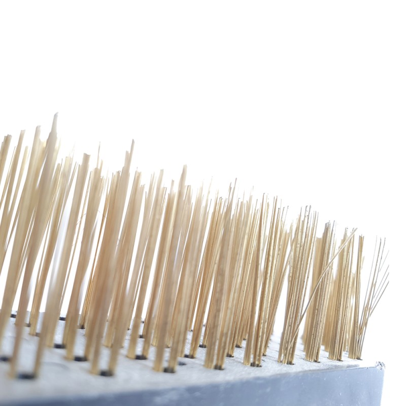 Perie sarma cu maner din plastic - negru MX384