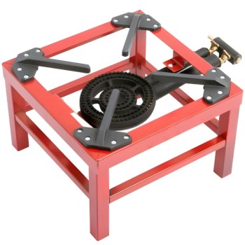 Pirostrie, arzator butelie gaz GPL, 40x40cm, fonta/otel, 2 arzatoare, ROSIE MX870