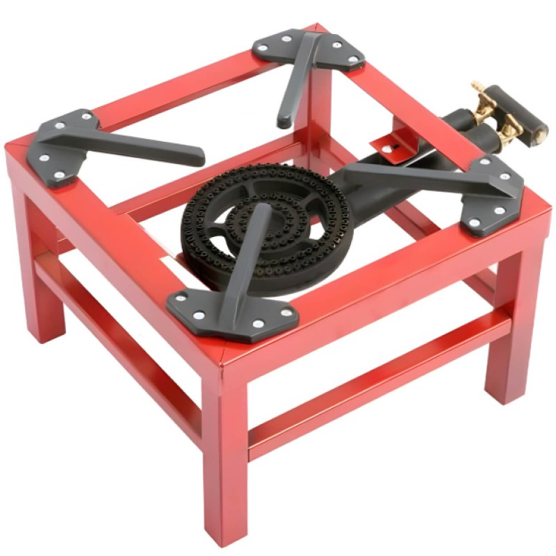 Pirostrie, arzator butelie gaz GPL, 40x40cm, fonta/otel, 2 arzatoare, ROSIE MX870