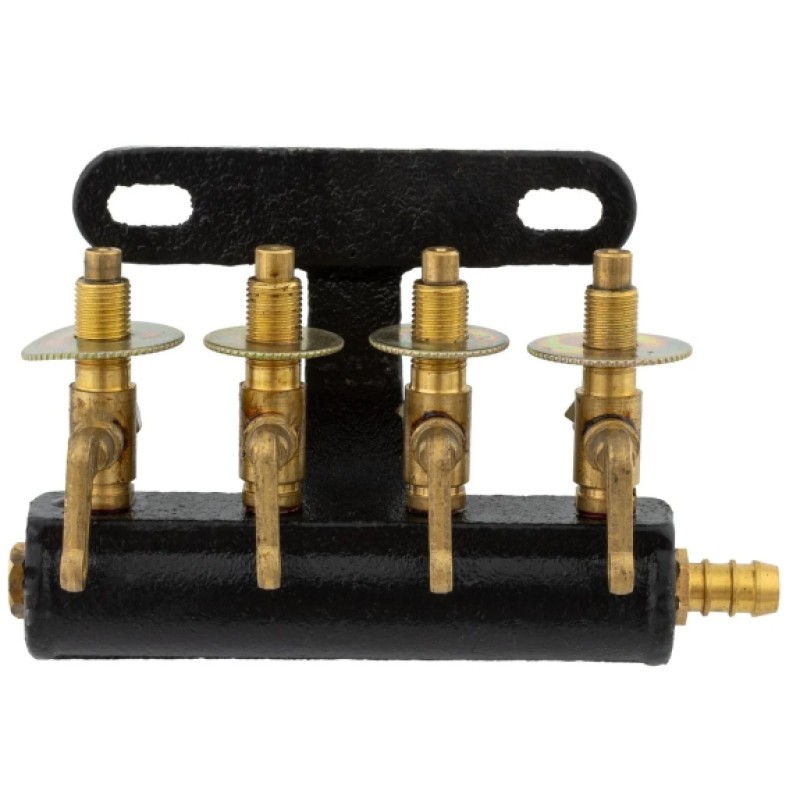 Pirostrie, arzator butelie gaz GPL, 40x40cm, fonta/otel, 4 arzatoare, ROSIE MX978