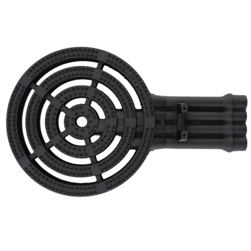 Pirostrie, arzator butelie gaz GPL, 40x40cm, fonta/otel, 4 arzatoare, ROSIE MX978