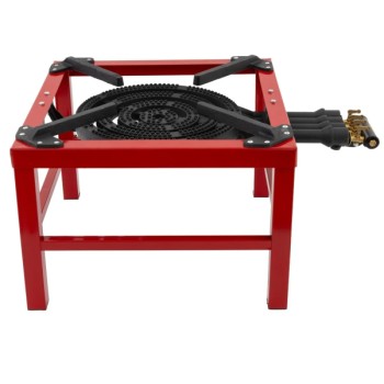 Pirostrie, arzator butelie gaz GPL, 40x40cm, fonta/otel, 4 arzatoare, ROSIE MX978