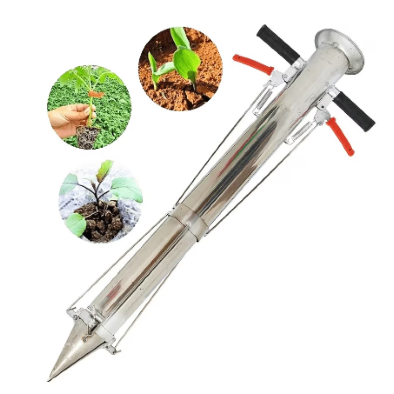 Plantator rasaduri, INOX, 2 manere MX361