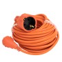 Prelungitor electric, PORTOCALIU, 10M tip cupla + fisa, 3 x 1.5 mm, IP44, max 2000W MX1642