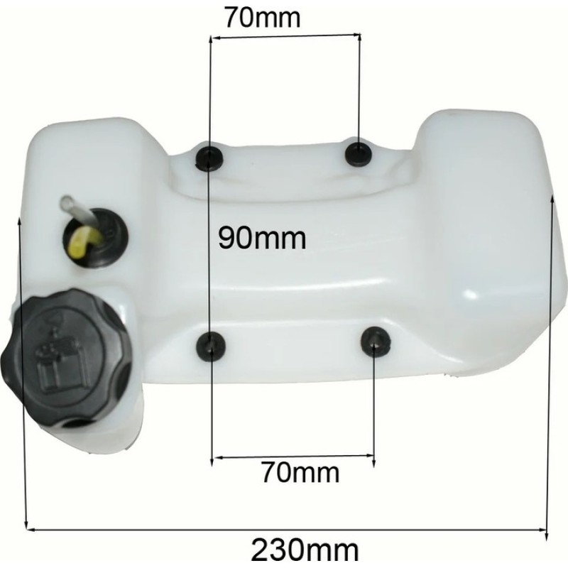 Rezervor benzina motoburghiu universal MX210
