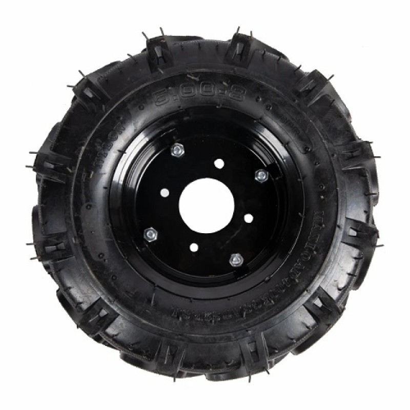 Roata MOTOCULTOR 500-8 FLANSA, NEAGRA MX865