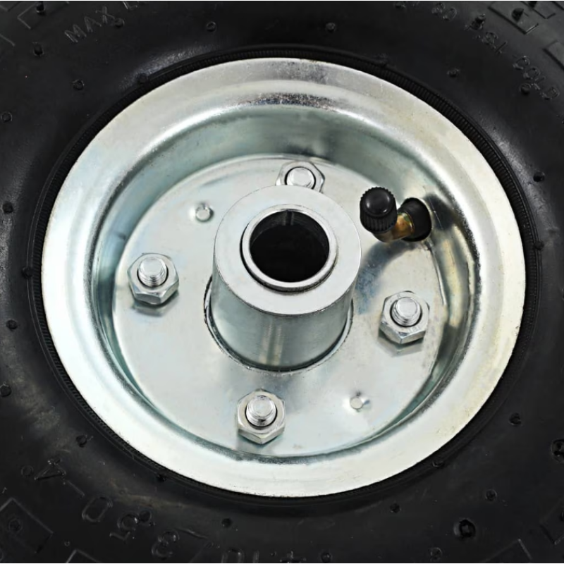 Roata roaba 350-4, interior 16'', intrerior argintiu MX804