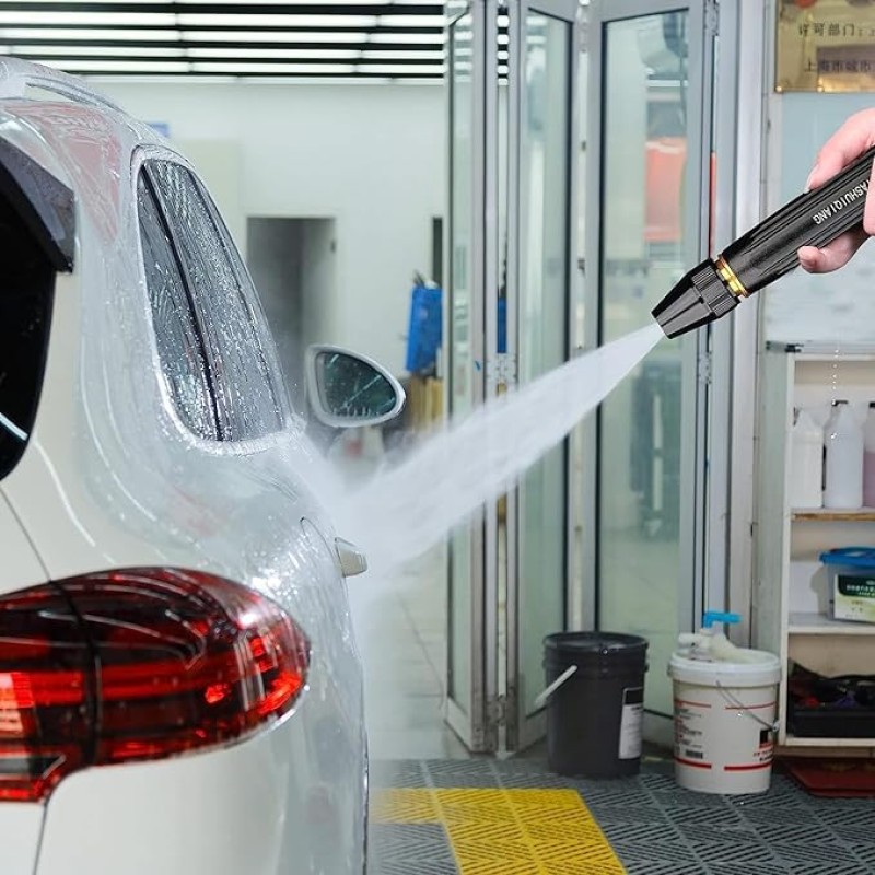 Set pistol pentru spalat cu spuma, contine 2 mufe, conector, colier MX1005