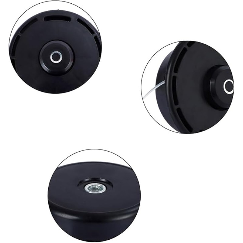 Tambur motocoasa, cap plastic, NEGRU LUCIOS MARE, CRAFT-TEC, MX145