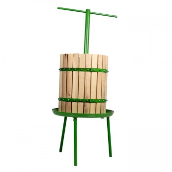Teasc, presa din lemn pentru zdrobit struguri, fructe, 40L Lider Premium MX954