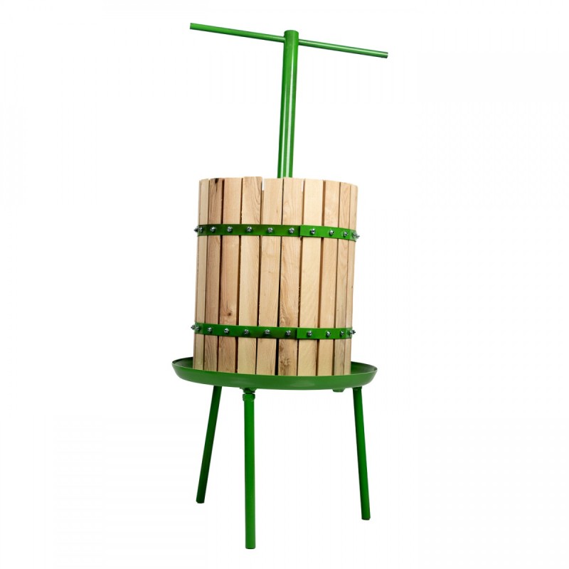 Teasc, presa din lemn pentru zdrobit struguri, fructe, 40L Lider Premium MX954