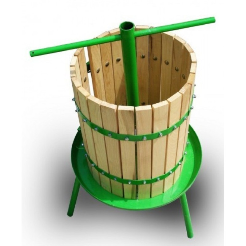 Teasc, presa din lemn pentru zdrobit struguri, fructe, 40L Lider Premium MX954