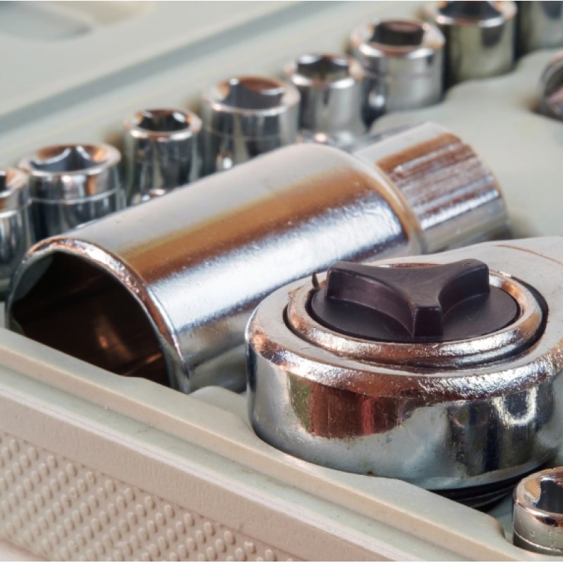 Trusa chei tubulare cu 40 de piese MX886