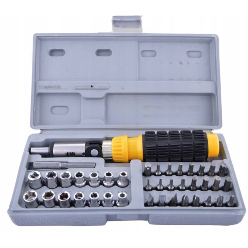 Trusa surubelnite si tubulare, 41 piese MX887