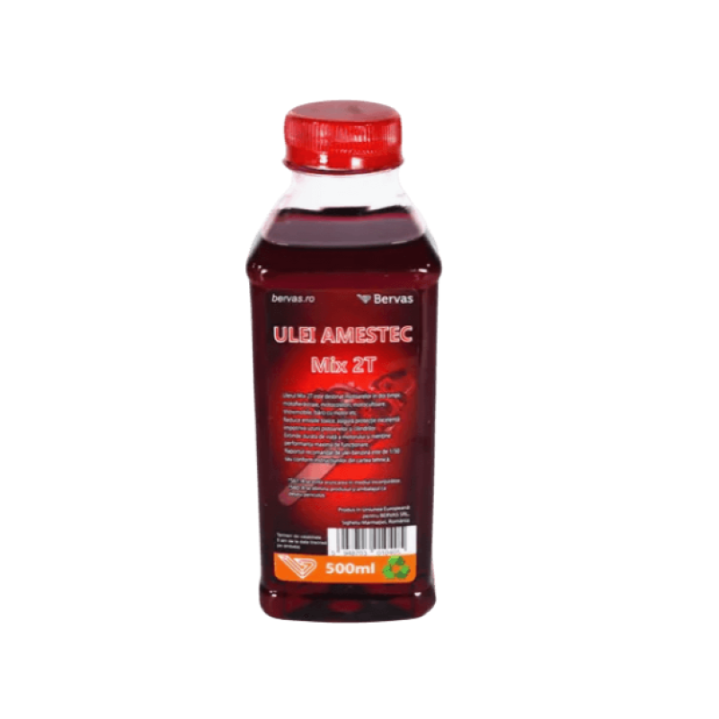 Ulei amestec motor 2 timpi, ROSU, 500ml MX1303