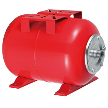 Vas expansiune hidrofor ORIZONTAL 50 litri, ROSU, 6 bari- membrana inclusa MX890