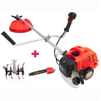 Motocoasa DRK 2.0CP CG430B + Dispozitiv Taiat Crengi 28mm*9T Tip Drujba + Accesoriu Cultivator Motocoasa