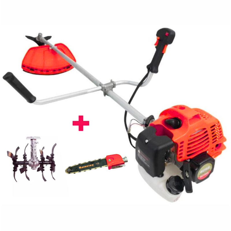 Motocoasa DRK 2.0CP CG430B + Dispozitiv Taiat Crengi 28mm*9T Tip Drujba + Accesoriu Cultivator Motocoasa