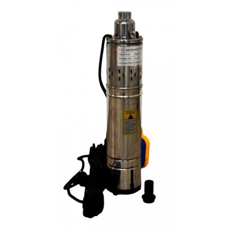 Pompa Submersibila Inox DRK cu Plutitor, Model 4QGD-140, 0.75 kW, 140m
