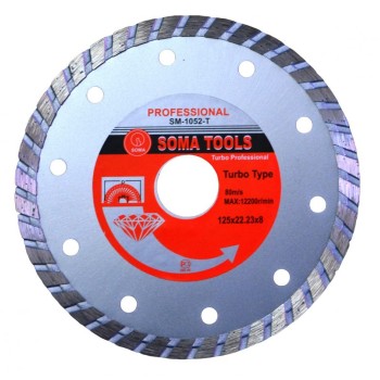 Disc Diamantat Beton DRK, Model Turbo 125