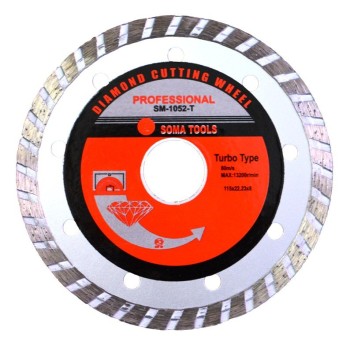 Disc Diamantat Beton DRK, Model Turbo 115