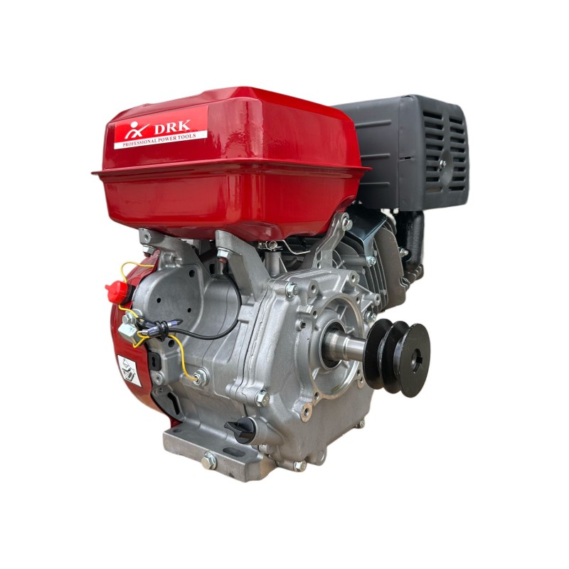Motor Motocultor Pe Benzina Model GX-390, 4 Timpi DRK, 13 cp, Ax Pana + Fulie Motor Dubla 25mm