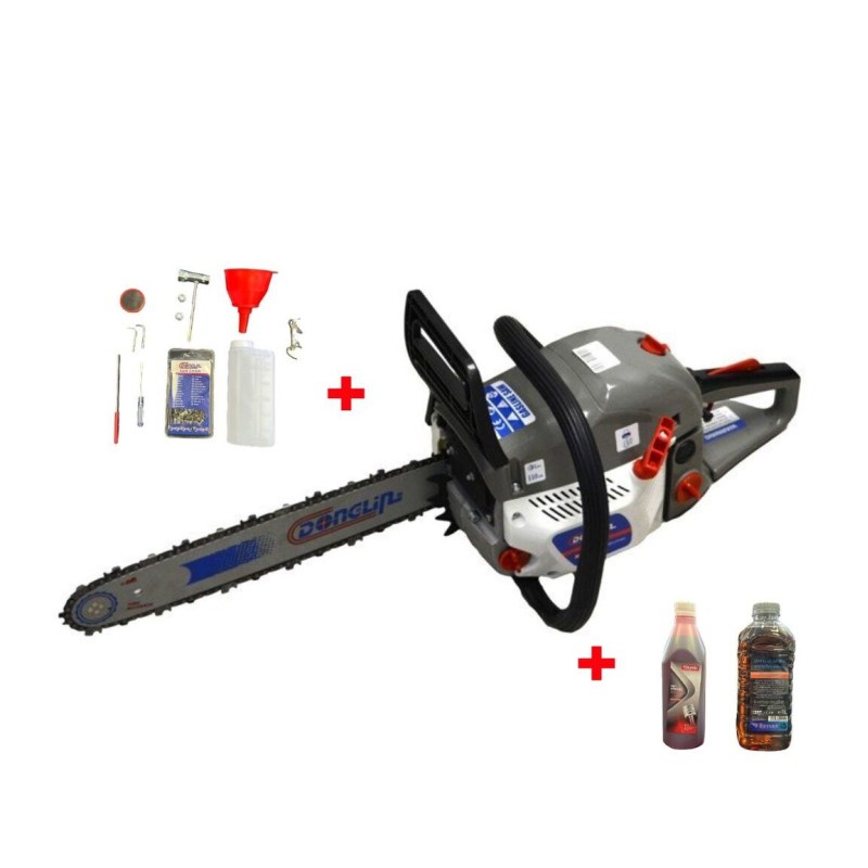 Drujba DRK 5200, 2 timpi, 55CC, 2.9CP + Ulei Amestec Semi-Sintetic + Ulei Ungere Lant, 1L