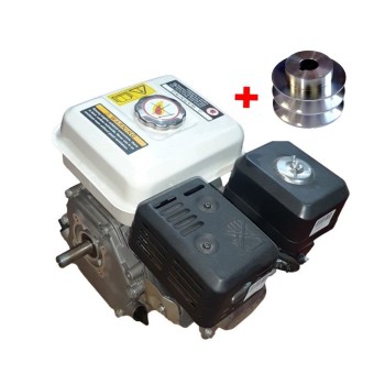 Motor Motocultor Benzina , DRK, Model GX200 ,7 cp, Ax Pana + Fulie Motor Dubla, Pana, 20mm